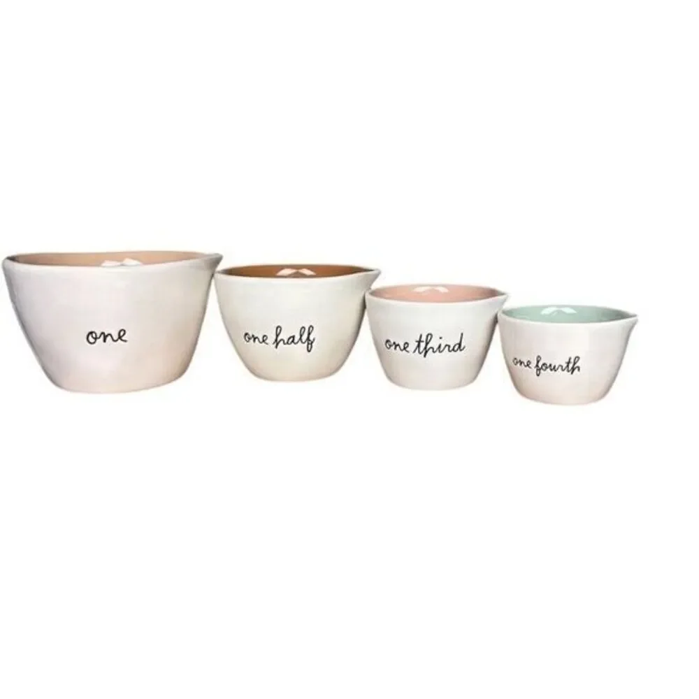 NWT Rae Dunn Bird Measuring Cups Set‎ - Finch, Wren, Hummingbird